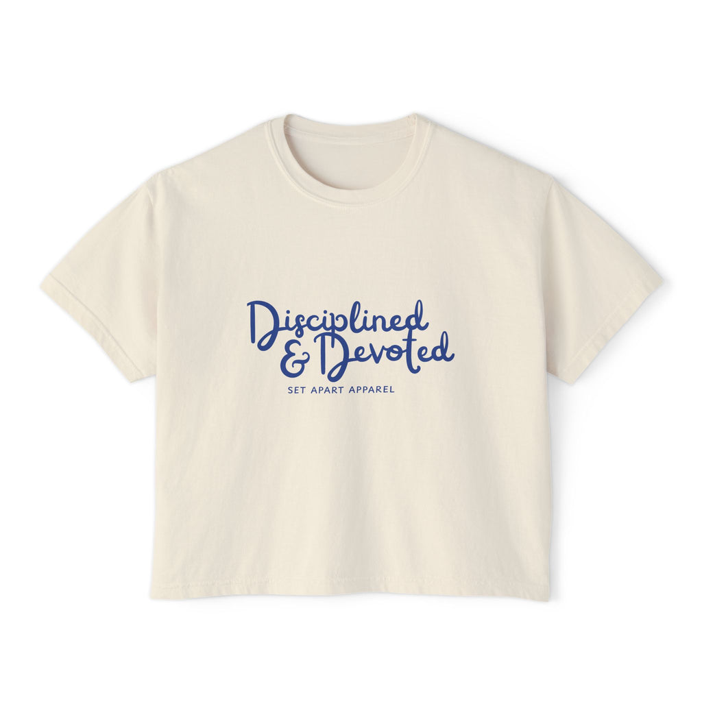 Disciplined & Devoted Women’s Boxy Tee