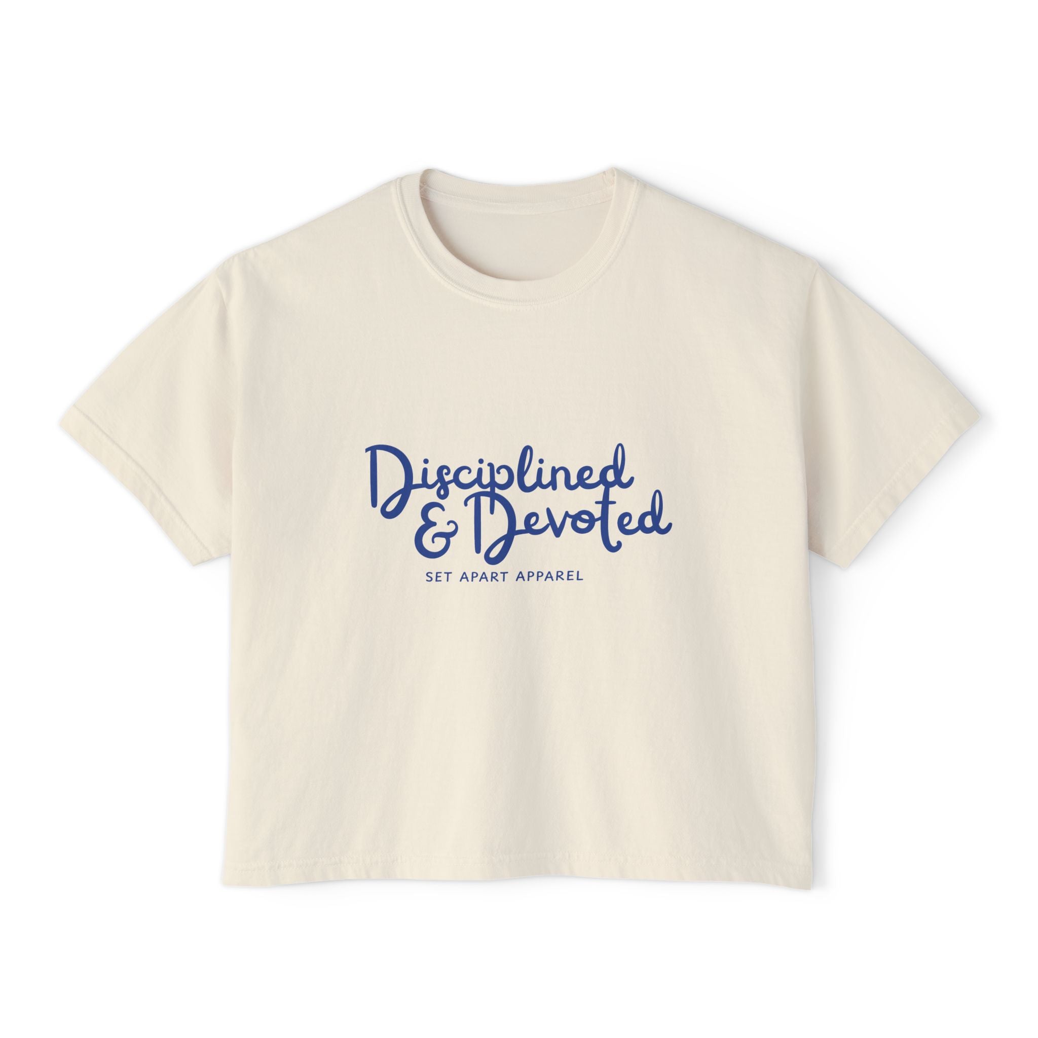 Disciplined & Devoted Women’s Boxy Tee