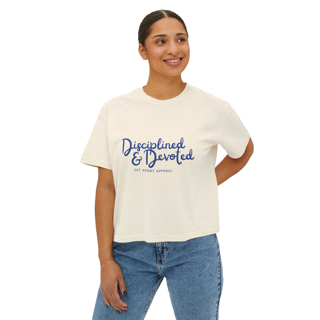 Disciplined & Devoted Women’s Boxy Tee